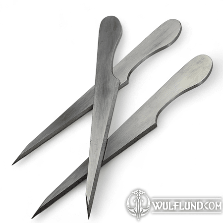 WYRM THROWING KNIVES, SET OF 3, POLISHED