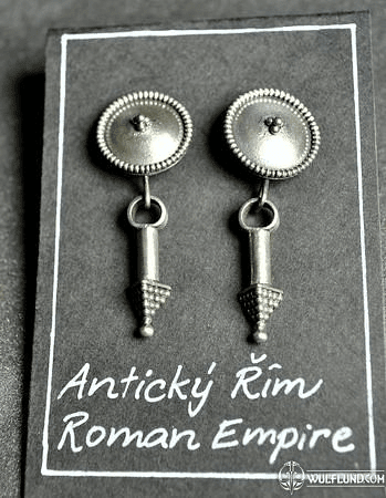 ROMAN EMPIRE EARRINGS, REPLICAS, AG 925