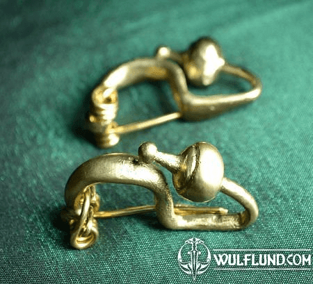 CELTIC IRON AGE BRONZE FIBULA, BOHEMIA, REPLICA