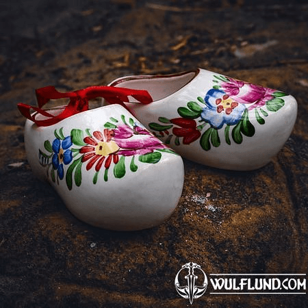 MINI CLOGS, CZECH HANDPAINTED CERAMICS