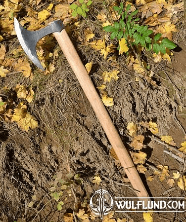 HAND FORGED SLAVIC AXE, REPLICA, ISLAND OF LEDNICA, POLAND, XI. CENTURY