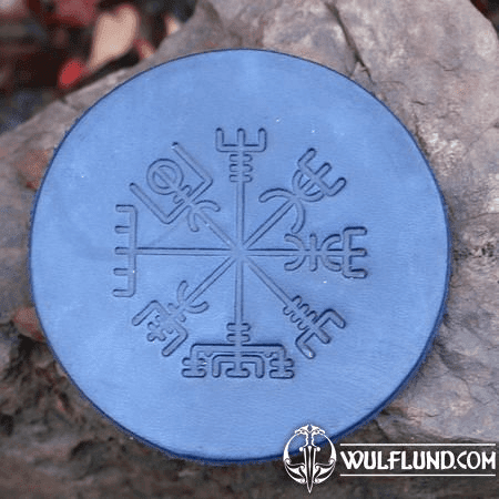 VEGVISIR - LEATHER COASTER