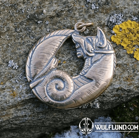 CELTIC FOX, BRONZE PENDANT