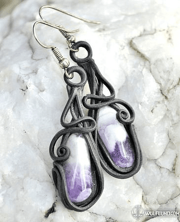 AMETHYST  EARRINGS