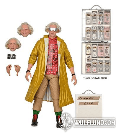 BACK TO THE FUTURE 2 ACTION FIGURE DOC BROWN 18 CM
