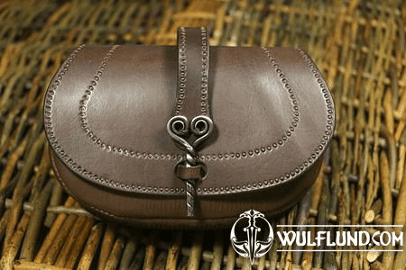 LEATHER BAG WITH FORGED NEEDLE