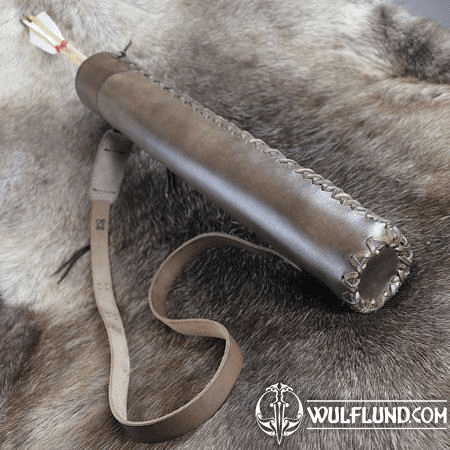 LEATHER MEDIEVAL QUIVER - DE LUXE