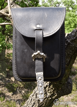 LEATHER WALLET BAG,  VIKING STYLE