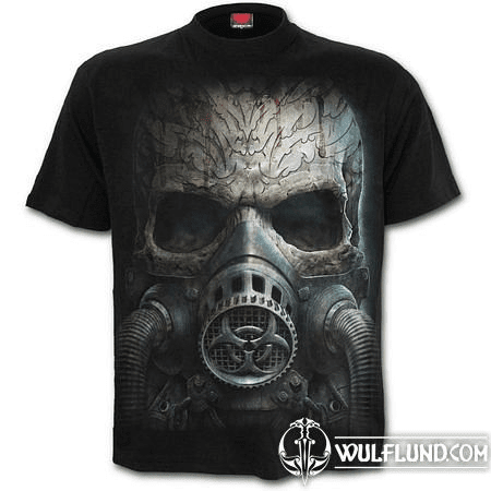 BIO-SKULL - T-SHIRT SCHWARZ