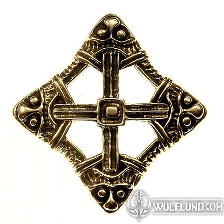 VIKING CROSS, BROOCH, BRONZE