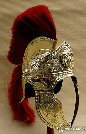 PRAETORIAN OR ROMAN TRIBUN HELMET, COLLECTIBLE REPLICA