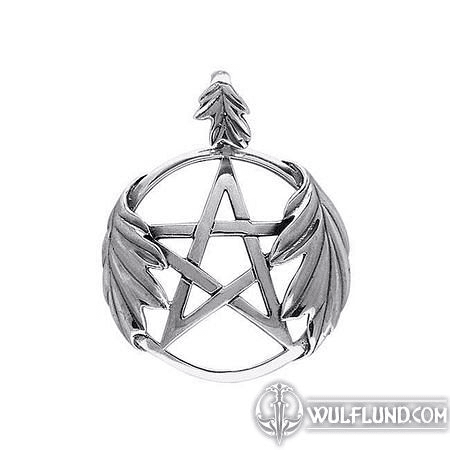 PENTACLE IN OAK LEAVES