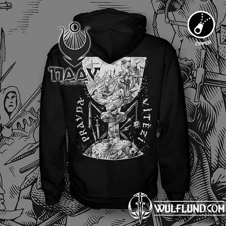 TRUTH PREVAILS - HUSSITE ZIPPER BW