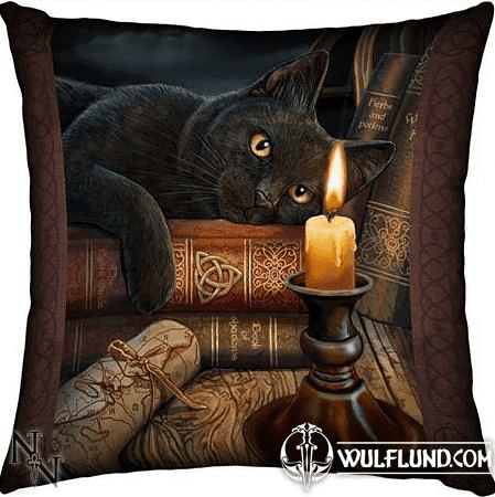 BLACK CAT, CUSHION BY LISA PARKER