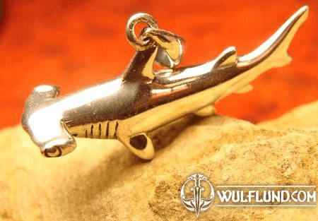 HAMMERHEAD SHARK, SILVER PENDANT