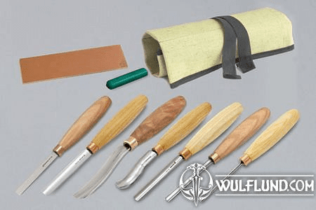 WOOD CARVING SET OF 7 CHISELS SC03