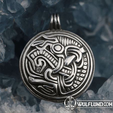 SLEIPNIR WIKINGER PFERD, AMULETT SKANDINAVIEN 10. JAHRHUNDERT, SILBER 925 11G