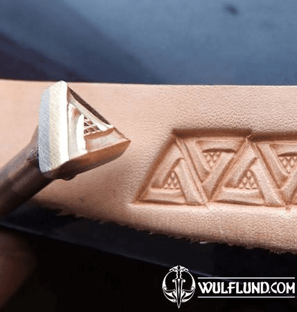 TRIANGLE, LEATHER STAMP