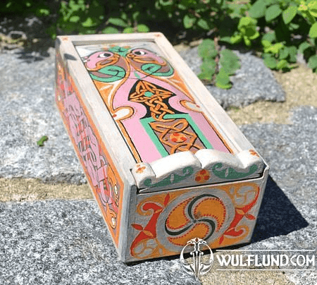 BOOK OF KELLS, CELTIC WOODEN BOX, REPLICA