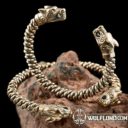 WOLF FENRIR, BRONZE, ARMBAND