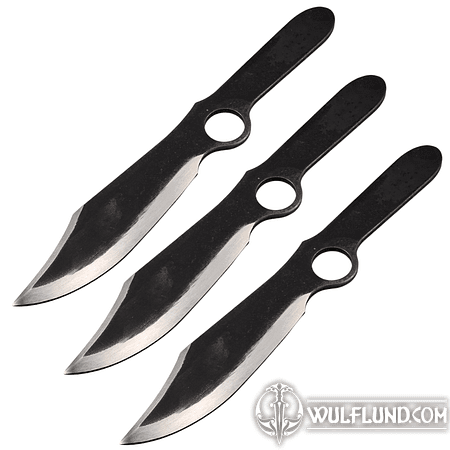 ALAMO, THROWING KNIVES SPINNER BOWIE, SET OF 3