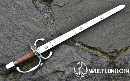 RENAISSANCE SHORT SWORD, SHELL HILT