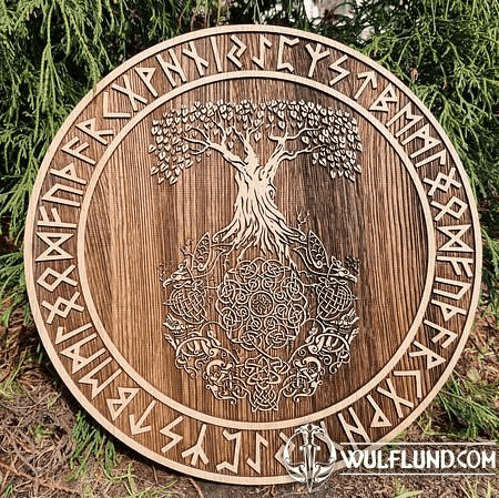 TREE OF LIFE - ROOTS WALL DECORATION 45CM OAK