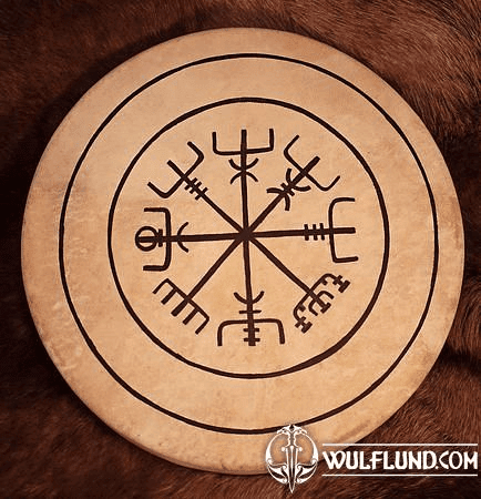 SHAMAN FRAME DRUM - VEGVISIR