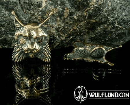 LUCHS - ANHÄNGER, BRONZE