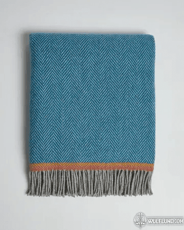 FOXFORD SLANEY CASHMERE AND LAMBSWOOL THROW, IRELAND