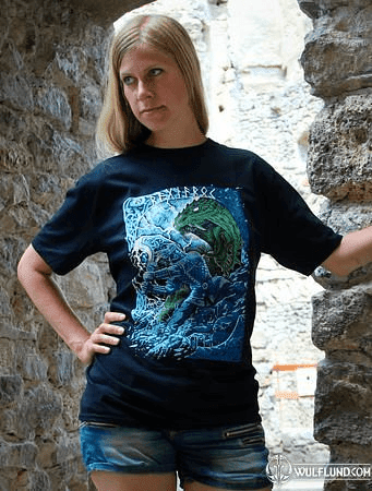 RAGNARÖK, WIKINGER T-SHIRT, FARBIG, DAMEN