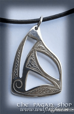 CELTIC NECKLACE, HANDCRAFTED SILVER PENDANT, I