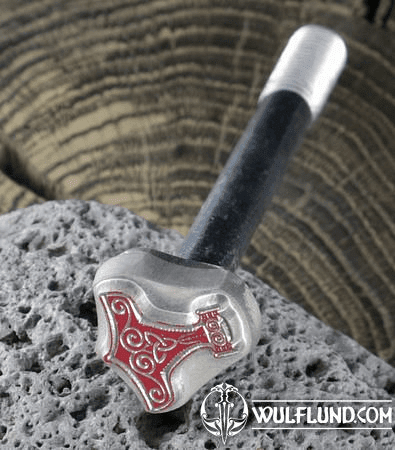 MJÖLNIR - THOR'S HAMMER, LEATHER STAMP