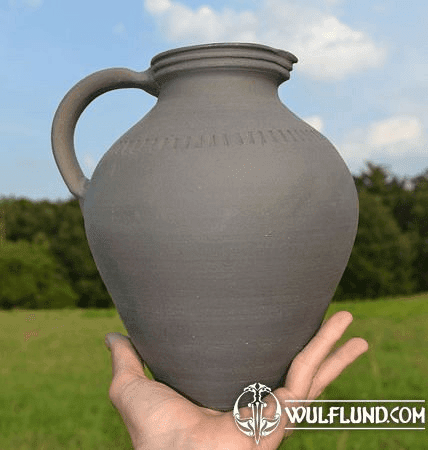 MEDIEVAL JUG, BUDWEISS, BOHEMIA, XIV. CENTURY