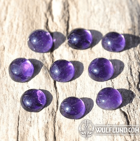 AMETHYST, CABOCHON GEMSTONE 5 MM