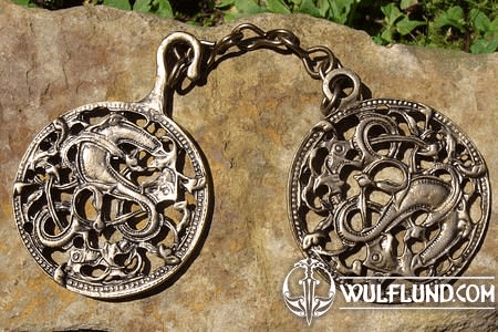 ROUND VIKING CLOAK CLASP