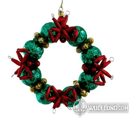 YULE DECORATION WREATH FROM BOHEMIA