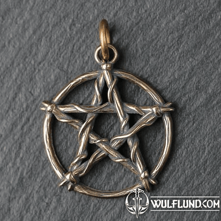 PENTAGRAM PENDANT, BRONZE