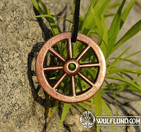 THE WHEEL OF TARANIS, REPLICA FROM STRADONICE OPPIDUM, CELTIC TALISMAN