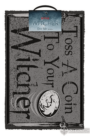 THE WITCHER DOORMAT TOSS A COIN 40 X 60 CM