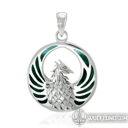 RISING OF PHOENIX, SILVER AND MALACHITES