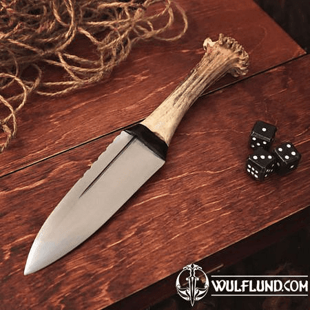 SGIAN DUBH, SCOTTISH KNIFE WITH ANTLER