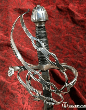 DANISH OFFICER RAPIER - KARDE (THISTLE), SWORD