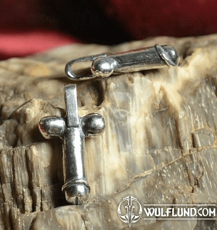 ROMAN PHALLIC PENDANT, HILLINGTON, NORFOLK, SILVER 925