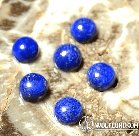 LAPIS LAZULI, CABOCHON GEMSTONE 5 MM