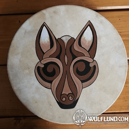 PAGAN WOLF, SHAMANIC DRUM