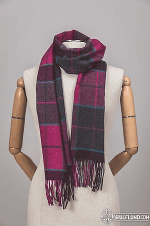 WICKLOW TARTAN, WOOLEN SCARF, IRELAND