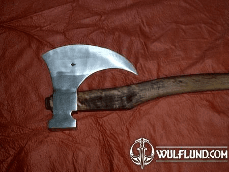 MEDIEVAL STEEL WAR AXE