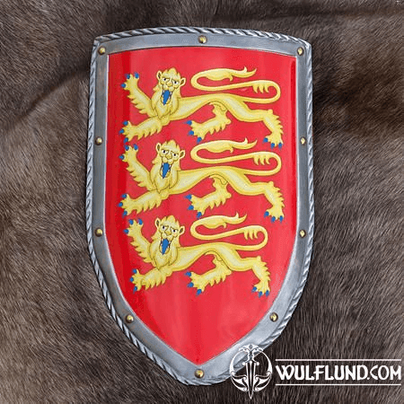 ENGLAND, MEDIEVAL SHIELD - METAL, HANDMADE