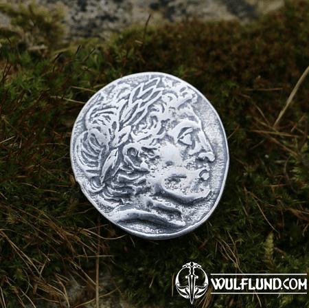 TETRADRACHME VON ALEXANDER DEM GROSSEN, REPRODUKTIONSMÜNZE, SILBER